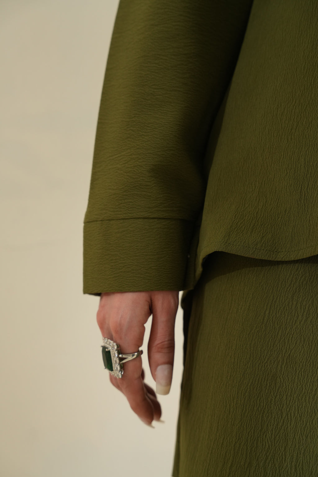 Women's Olive Green Essential Co-Ord Set