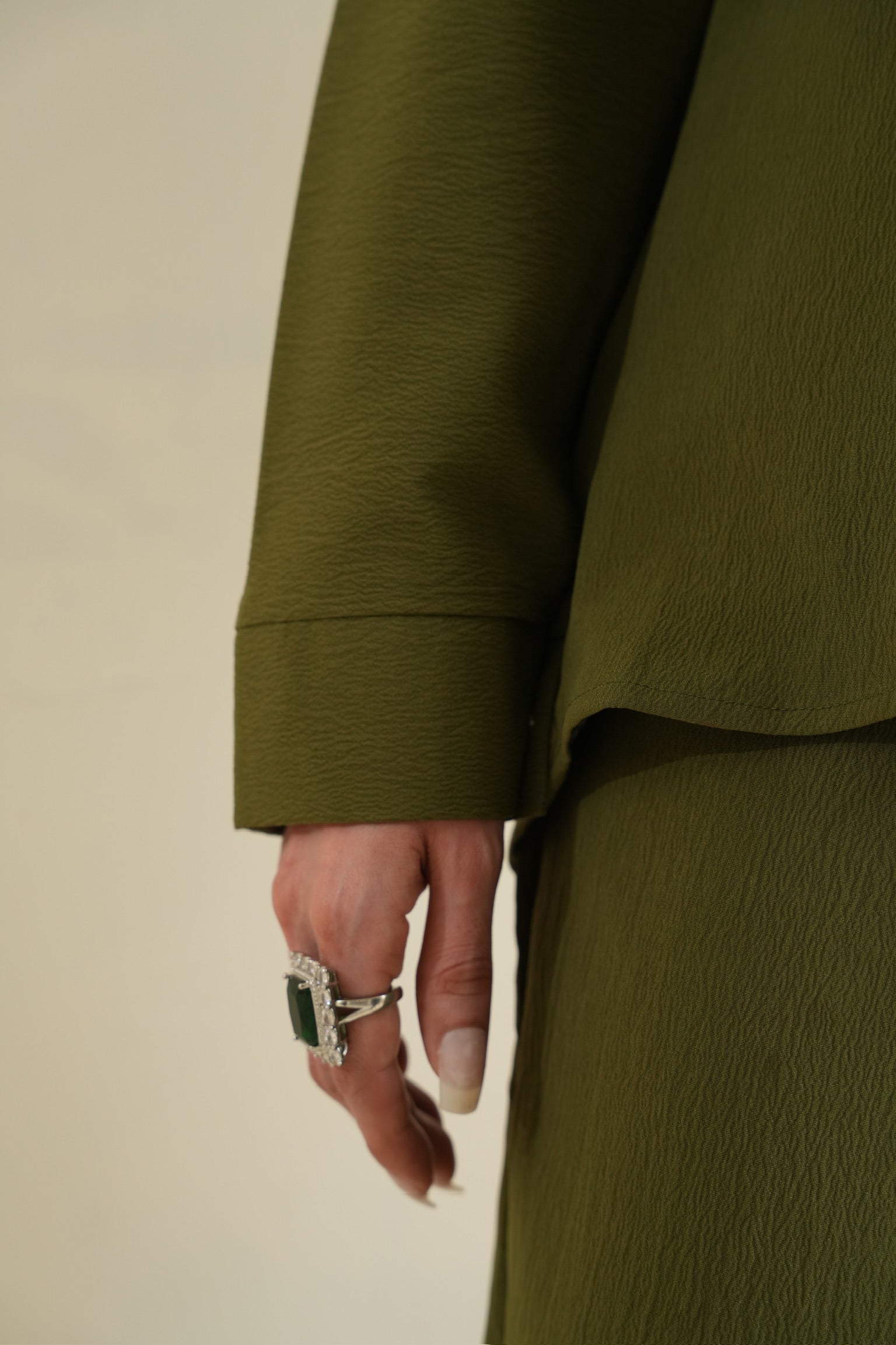 Women's Olive Green Essential Co-Ord Set