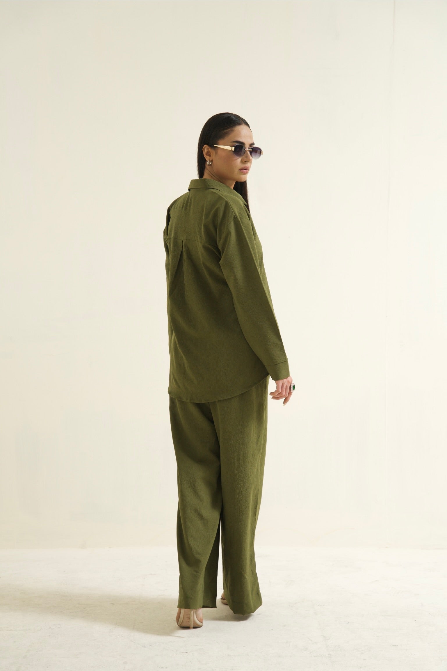 Women's Olive Green Essential Co-Ord Set