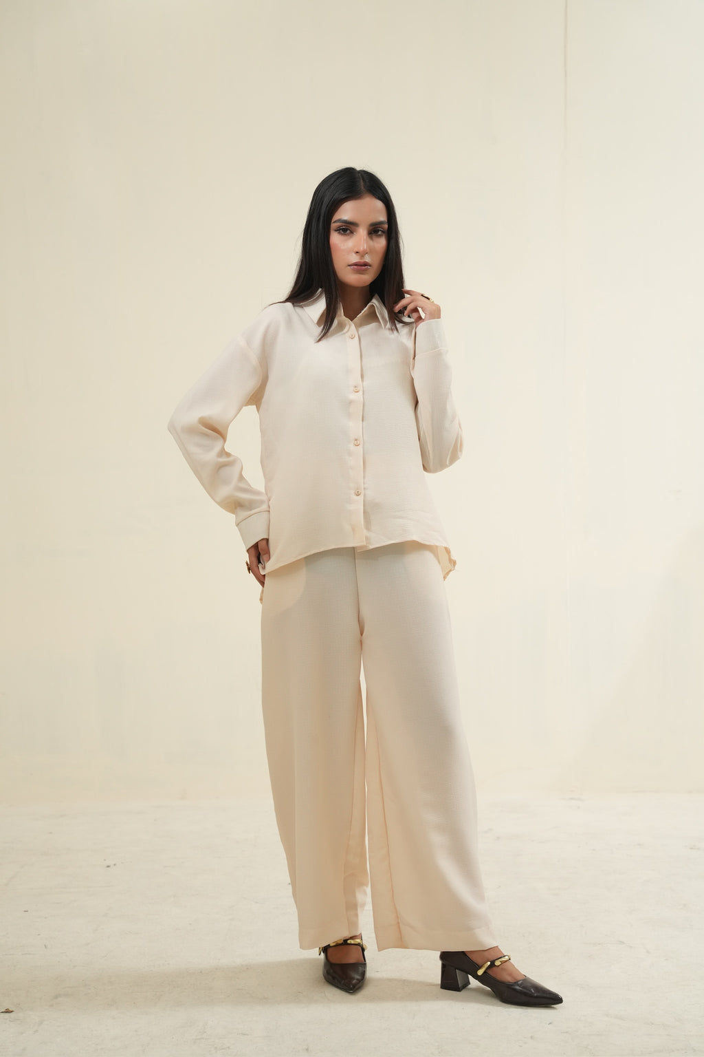 Women's White Essential Co-Ord Set