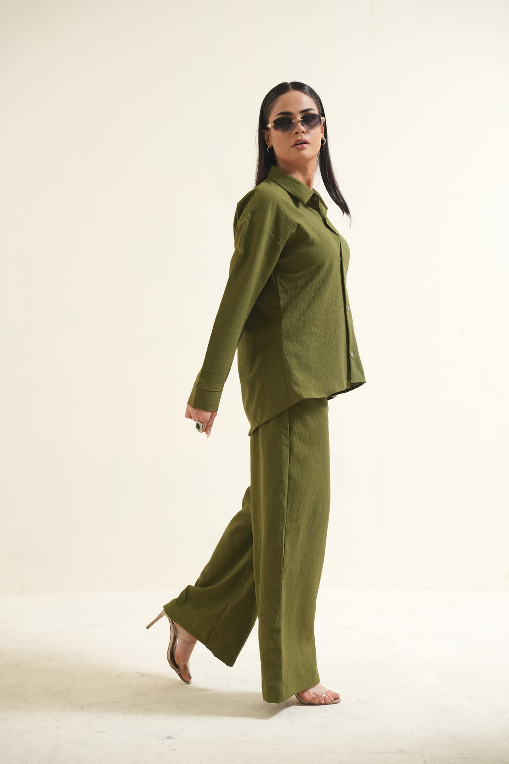 Women's Olive Green Essential Co-Ord Set