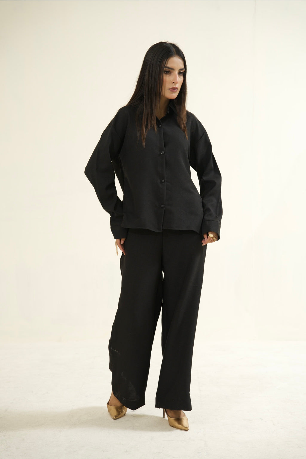 Women's Black Essential Co-Ord Set