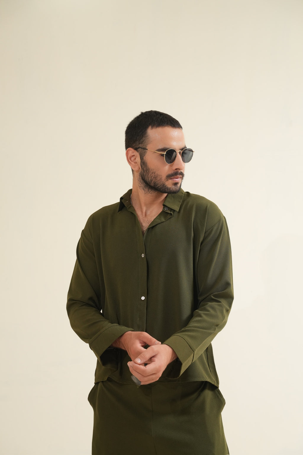Olive Green Essential Co-Ord Set