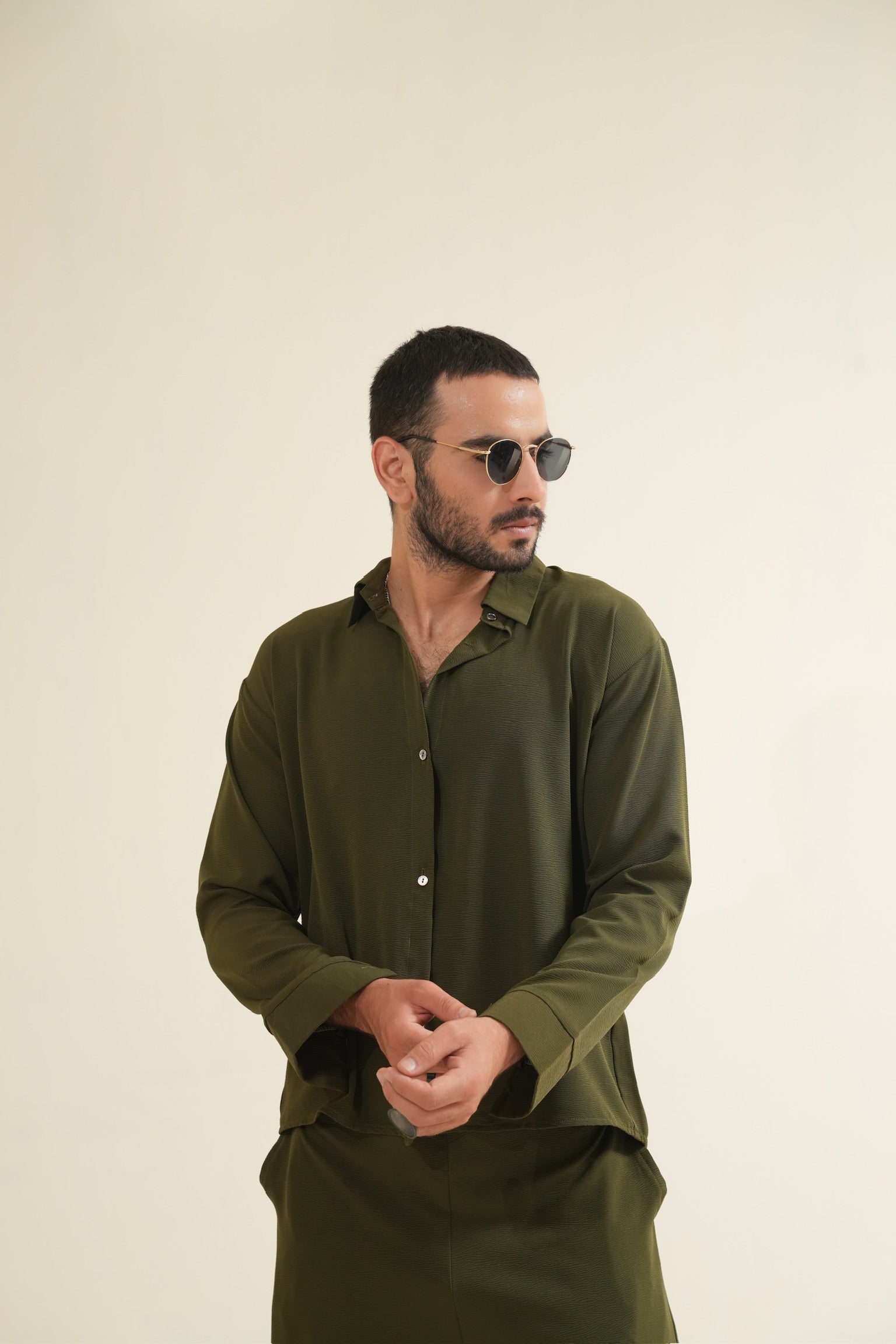 Olive Green Essential Co-Ord Set