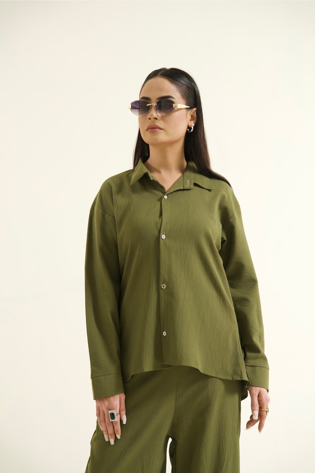 Women's Olive Green Essential Co-Ord Set
