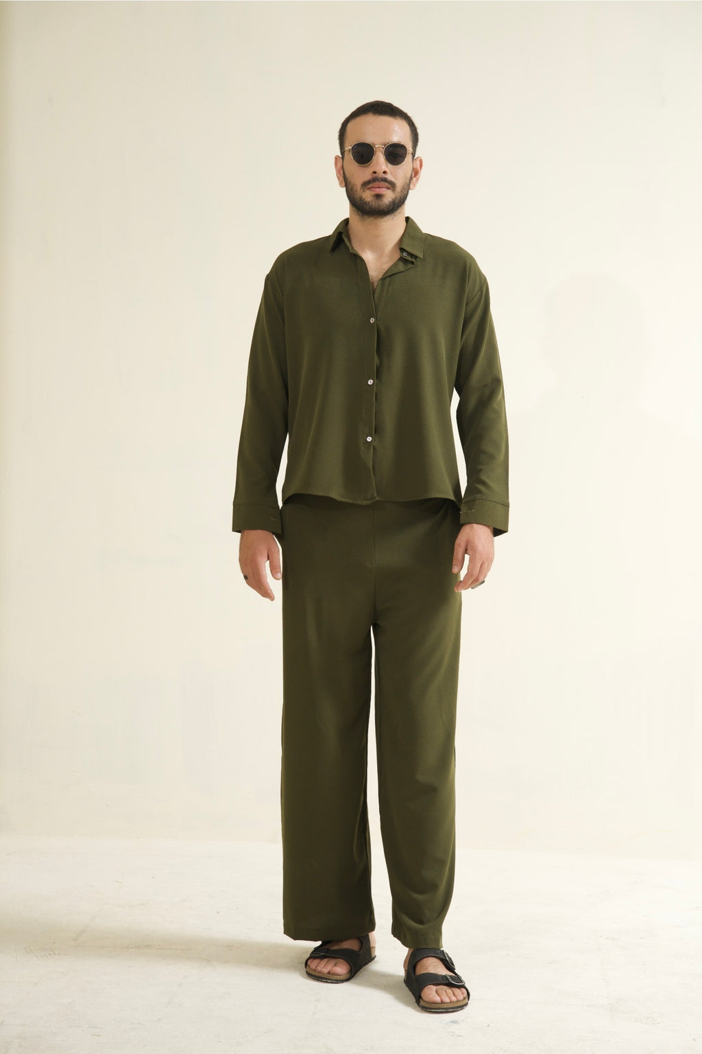 Olive Green Essential Co-Ord Set