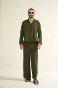 Olive Green Essential Co-Ord Set