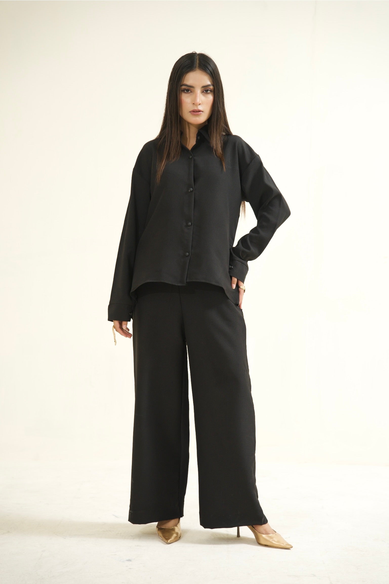 Women's Black Essential Co-Ord Set